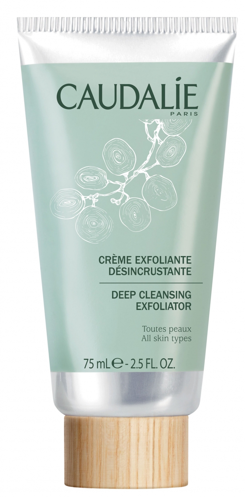 Кодали Крем-эксфолиант для лица отшелушивающий для всех типов кожи 75 мл (Caudalie, Cleanser & Toners) фото 4