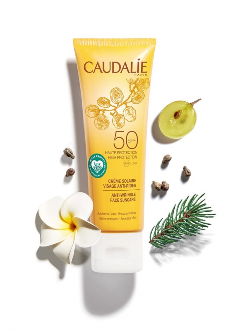 Кодали Солнцезащитный крем для лица против признаков старения SPF 50, 50 мл (Caudalie, Sun care) фото 2