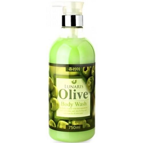 Лунарис Гель для душа с оливковым маслом, 750 мл (Lunaris, Body Wash) фото 0