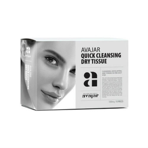 Аваджар Quick cleansing dry tissue Сухие салфетки для демакияжа и умывания 15 шт (Avajar, Для лица) фото 0