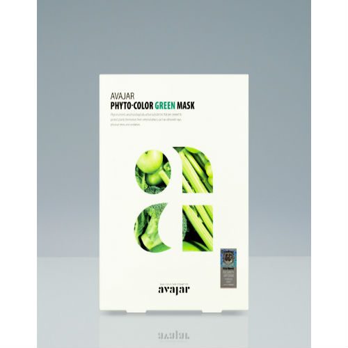 Аваджар Avajar Phyto-Color Green Mask Успокаивающая и увлажняющая маска 10 шт (Avajar, Для лица) фото 0