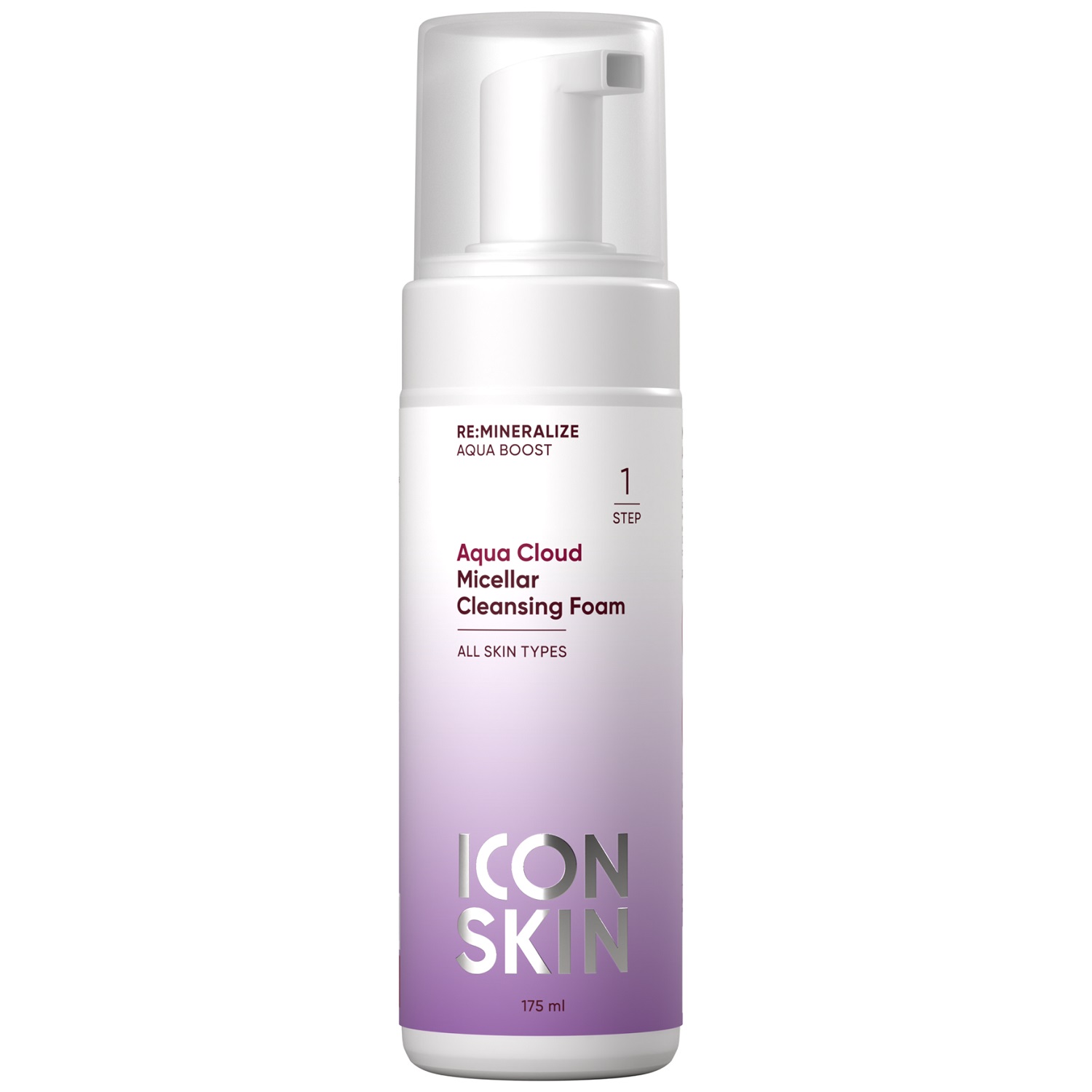 Айкон Скин Мицеллярная пенка для всех типов кожи Aqua Cloud, 175 мл (Icon Skin, Re:Mineralize) фото 0