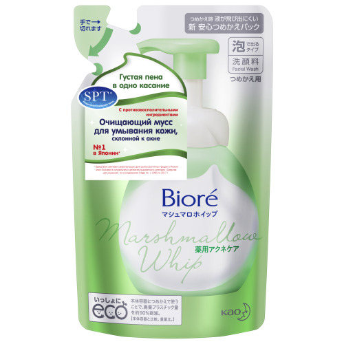 Биоре Очищающий мусс для умывания, против акне, 130 мл (Biore, Муссы для умывания) фото 4