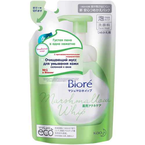 Купить Biore Очищающий мусс для умывания, против акне, 130 мл (Biore, Муссы для умывания), Япония