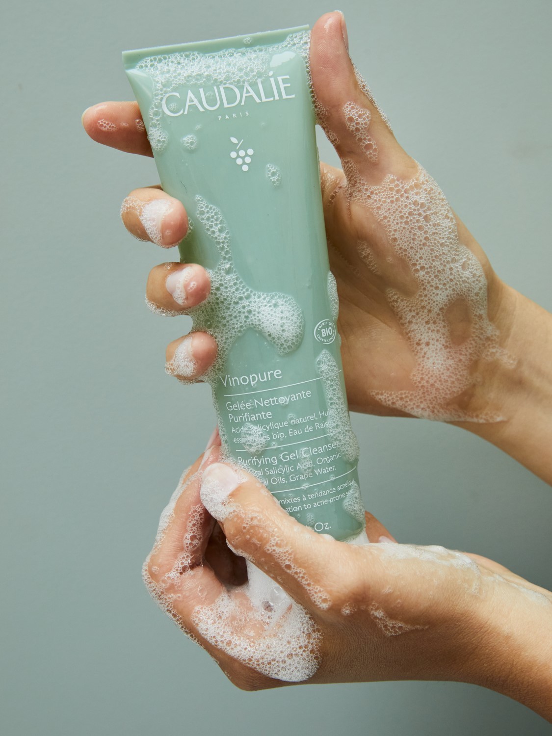 Кодали Очищающий гель для умывания для комбинированной кожи Purifying Gel Cleanser, 150 мл (Caudalie, Vinopure) Кодали Очищающий гель для умывания для комбинированной кожи Purifying Gel Cleanser, 150 мл (Caudalie, Vinopure) фото 3
