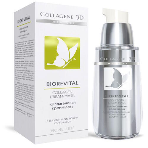 

Collagene 3D Крем-маска для лица 30 мл (Collagene 3D, BioRevital), BioRevital
