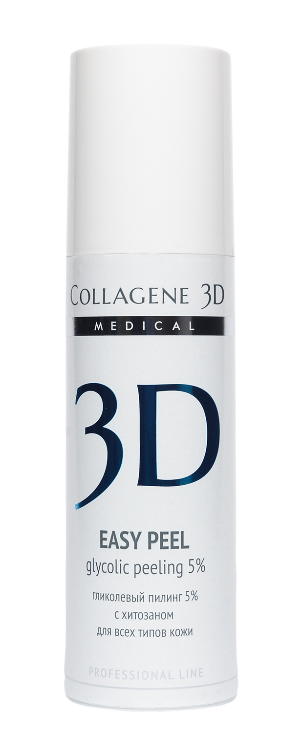 Медикал Коллаген 3Д Гель-пилинг для лица Easy Peel 5%, 130 мл (Medical Collagene 3D, Peeling) фото 0