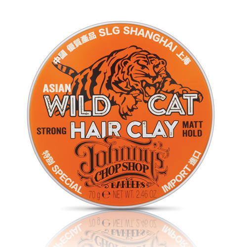 Джоннис Чоп Шоп Глина для устойчивой фиксации волос Wild Cat Hair Sculpting Clay, 70 гр (Johnny's Chop Shop, Style) фото 0