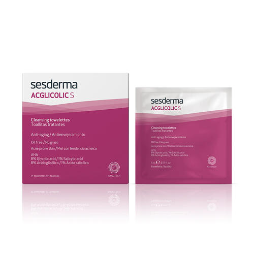 Сесдерма Очищающие салфетки Acglicolic S 14 шт. (Sesderma, Acglicolic) фото 0