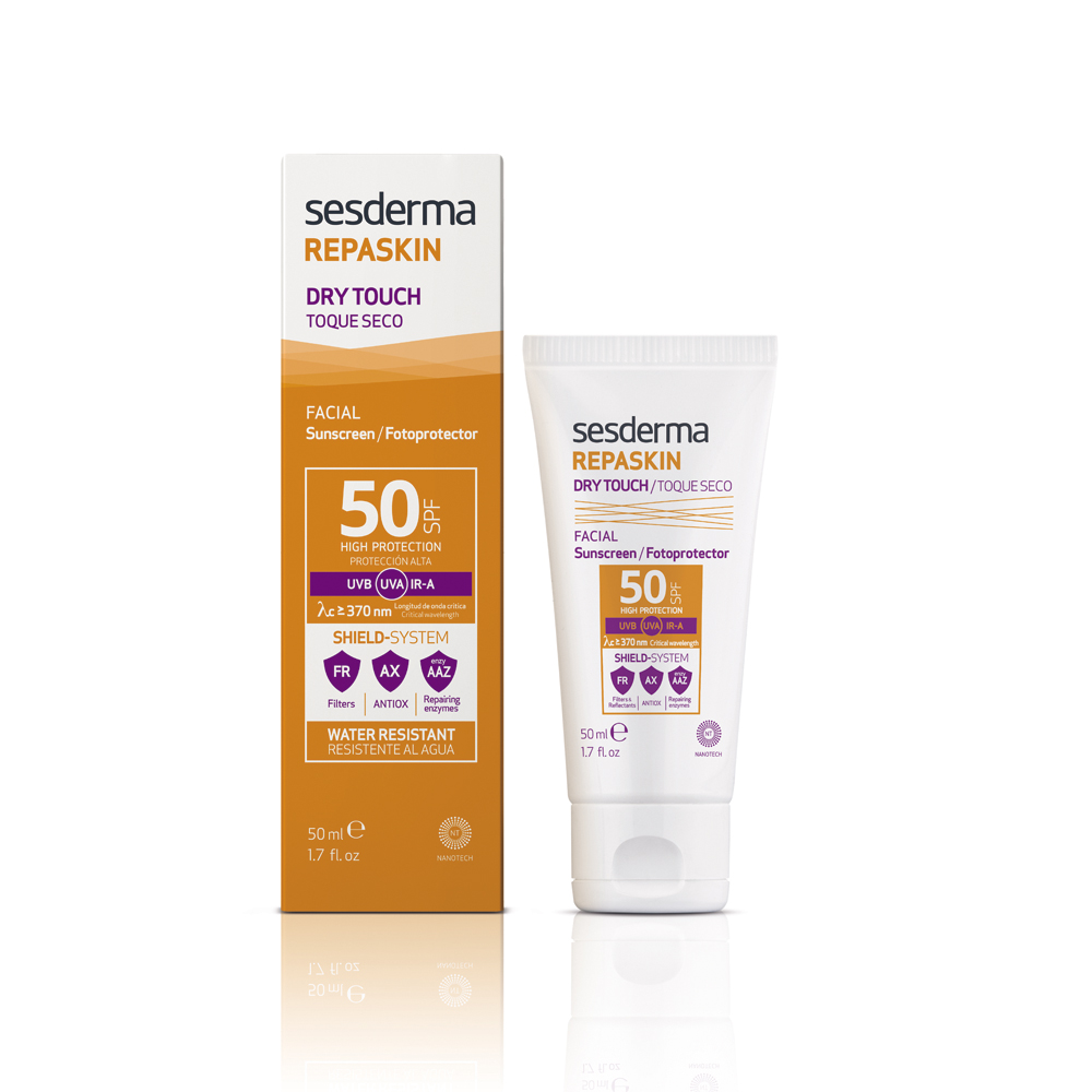 Сесдерма Солнцезащитный крем-гель REPASKIN DRY TOUCH SPF 50, 50 мл (Sesderma, Repaskin) фото 0
