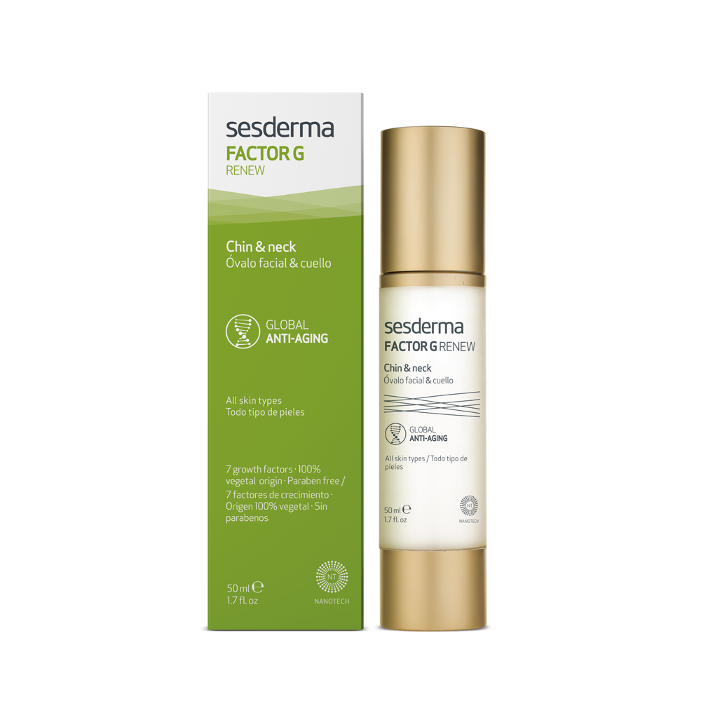 Sesderma Омолаживающее средство для овала лица и шеи FACTOR G RENEW Oval face & neck, 50 мл. (Sesderma, Factor G)