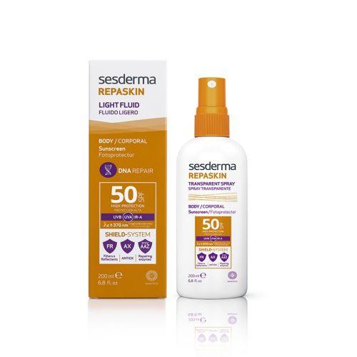 Сесдерма Солнцезащитный прозрачный спрей REPASKIN SPF 50, 200 мл (Sesderma, Repaskin) фото 0
