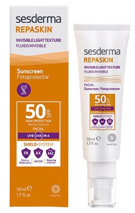 Сесдерма Cолнцезащитное сверхлегкое cредство СПФ 50, 50 мл (Sesderma, Repaskin) Сесдерма Cолнцезащитное сверхлегкое cредство СПФ 50, 50 мл (Sesderma, Repaskin) фото 1