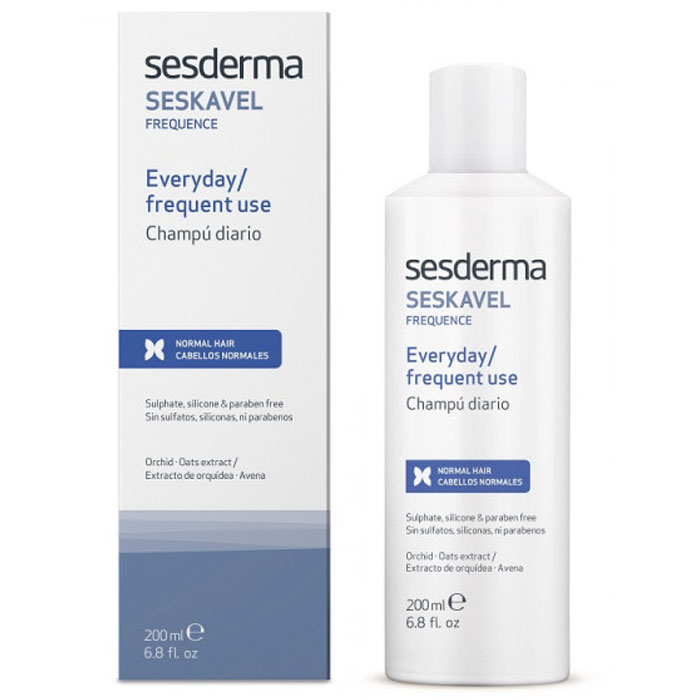 шампунь для волос green pharma шампунь от перхоти для частого применения фармасилик Sesderma Шампунь для частого применения SESKAVEL, 200 мл (Sesderma, Seskavel)