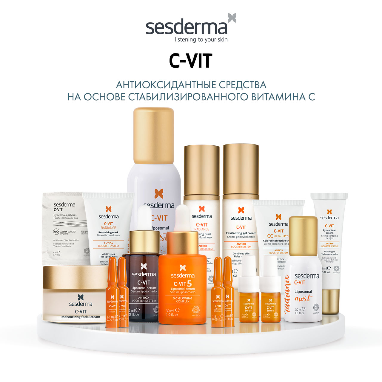 Сесдерма Спрей-мист с витамином С, 30 мл (Sesderma, C-Vit) фото 5