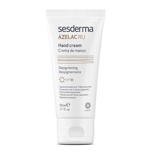 Sesderma Крем для рук депигментирующий с SPF30 AZELAC RU, 50 мл (Sesderma, Azelac Ru) sesderma депигментирующий крем гель 50 мл sesderma azelac ru