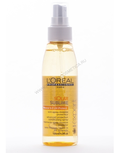 Лореаль Профессионель Соляр Сублим Солнцезащитный спрей для защиты волос без утяжеления 125 мл (L'oreal Professionnel, Serie Expert) фото 1