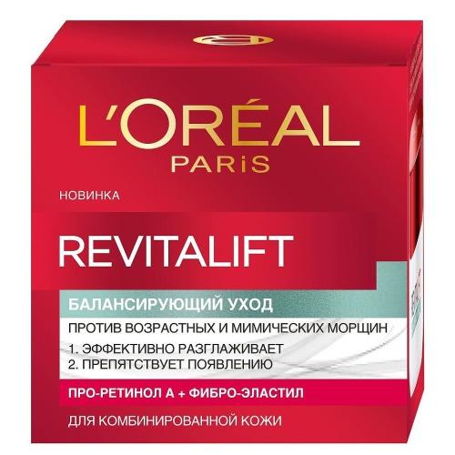 REVITALIFT Антивозрастной крем для лица балансирующий для смешанной кожи 50мл (LOreal, Revitalift)