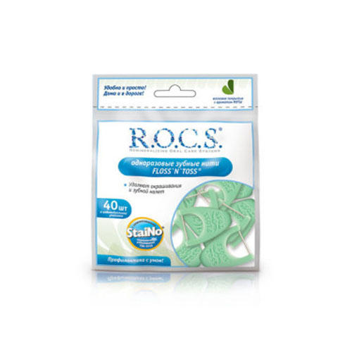 Рокс Одноразовые зубные нити R.O.C.S. (R.O.C.S., Зубные нити) фото 0