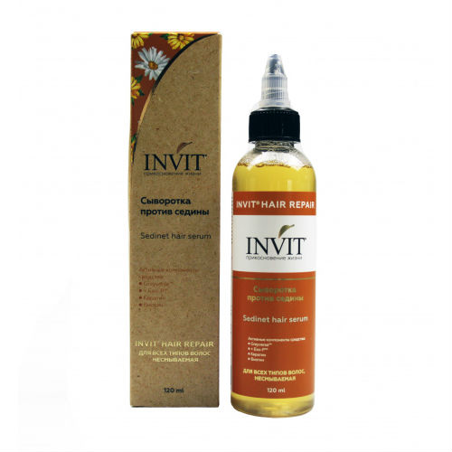 Invit Сыворотка против седины, 120 мл (Invit, Invit Hair Repair)