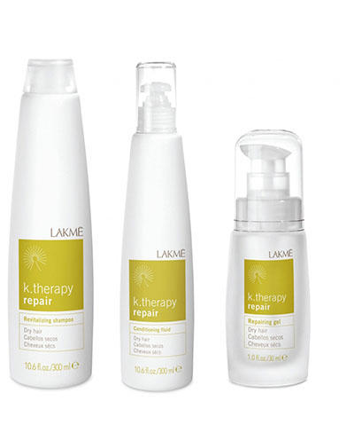 

Lakme Набор "Kthpy Repair Gift Pack 2015", шампунь 300мл, флюид 300мл, гель 30мл (Lakme, K.Therapy), K.Therapy