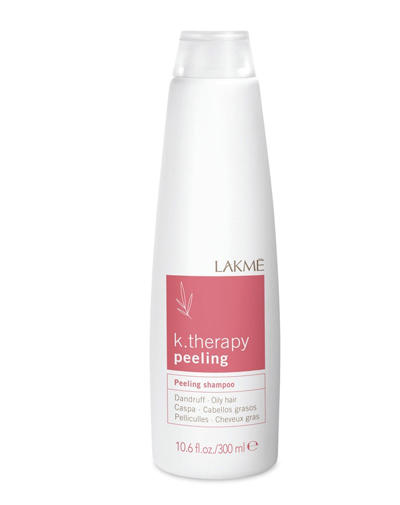 Lakme Шампунь против перхоти для жирных волос Peeling Dandruff Oily Hair, 300 мл (Lakme, K.Therapy) lakme шампунь против перхоти peeling dandruff oily hair 300 мл