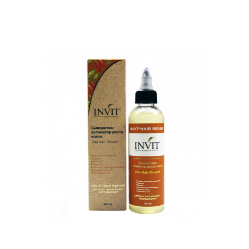 Инвит Сыворотка-активатор роста волос Vita Hair Growth, 120 мл (Invit, Invit Hair Repair) фото 0
