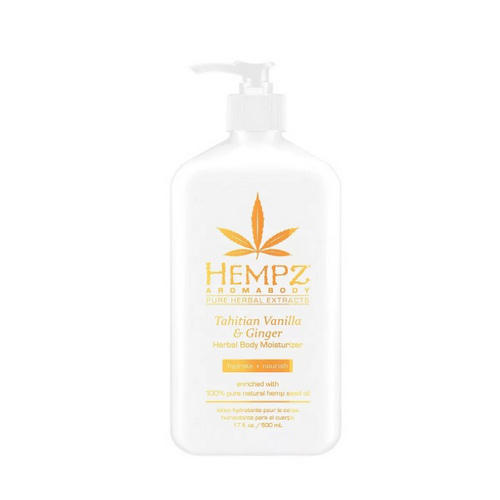 Хемпз Молочко для тела Таити с экстрактом имбиря и ванили Herbal Body Moisturizer Tahitian Vanilla & Ginger, 500 мл (Hempz, Имбирь и ваниль) фото 0