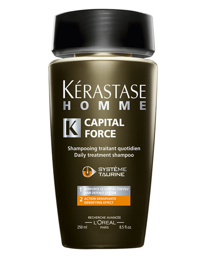 Керастаз Шампунь Капитал Форс для уплотнения волос 250 мл (Kerastase, Homme) фото 3