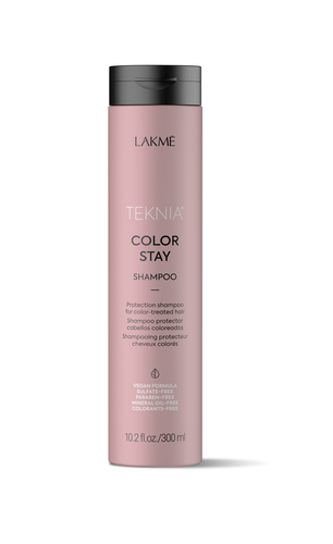 Лакме Бессульфатный шампунь для защиты цвета окрашенных волос Color stay shampoo, 300 мл (Lakme, Teknia) фото 0