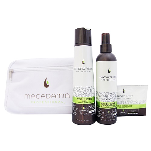 

Macadamia Набор для тонких волос в белой косметичке, 1 шт (Macadamia, Wash&Care), Wash&Care