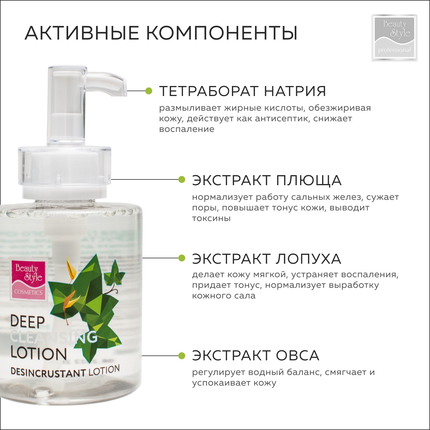Бьюти Стайл Лосьон для глубокого очищения 