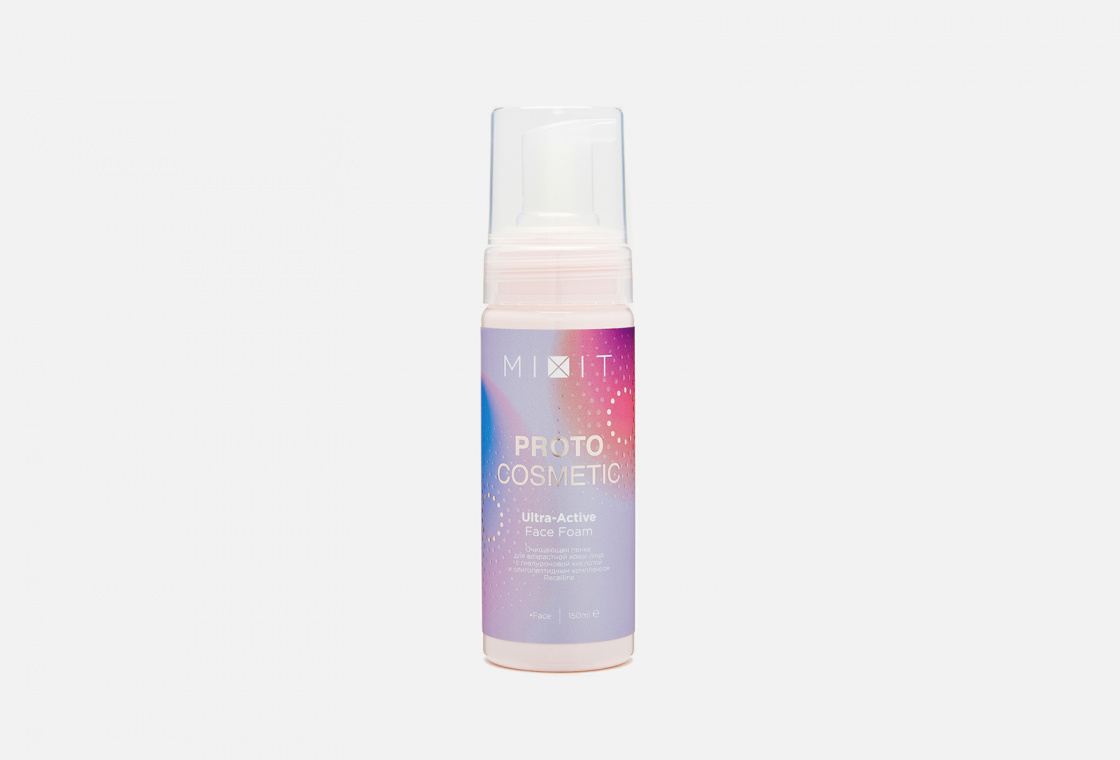 Миксит Очищающая пенка Protocosmetic для возрастной кожи лица, 150 мл (Mixit, Для лица) фото 0