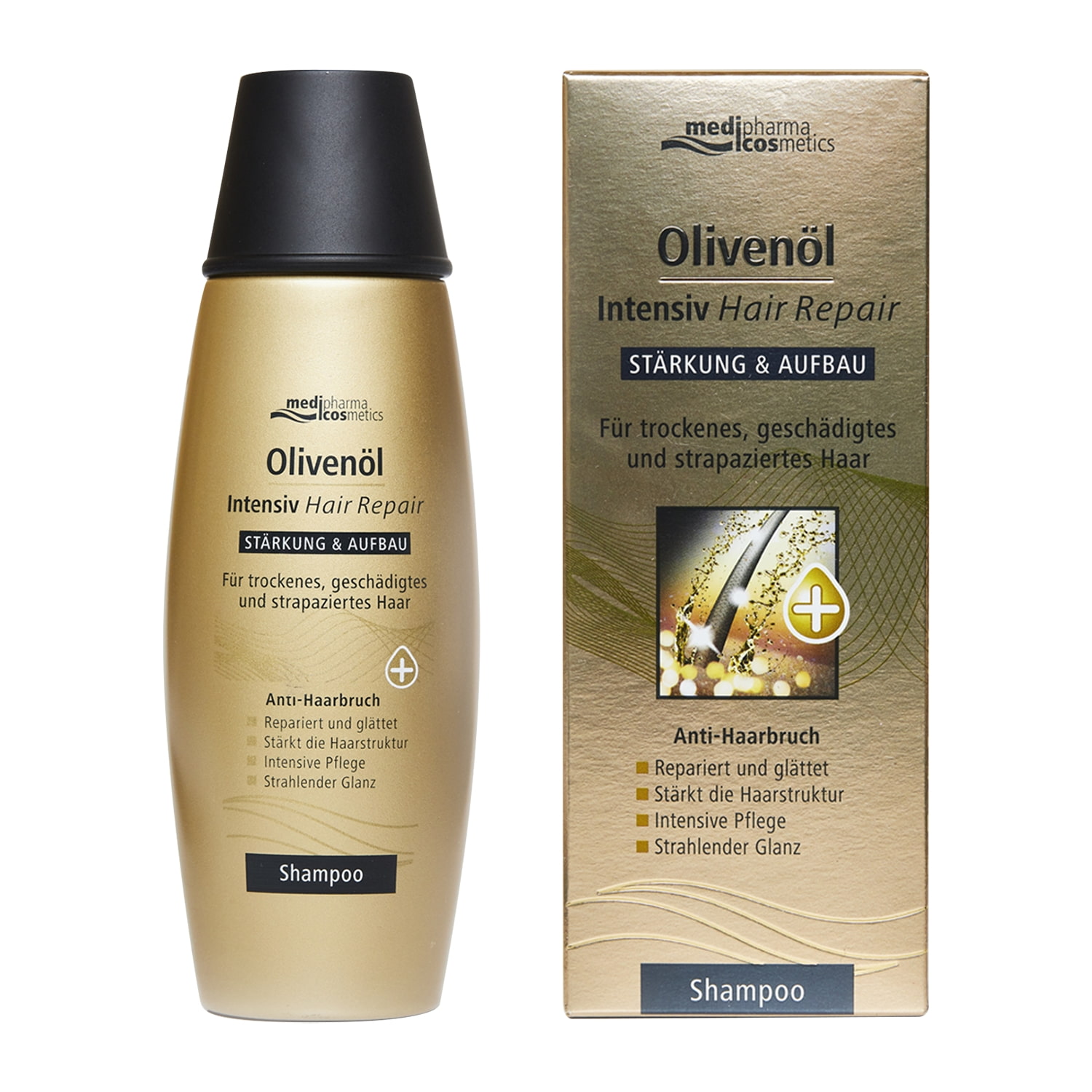 Медифарма Косметикс Шампунь для восстановления волос Olivenol Intensiv, 200 мл (Medipharma Cosmetics, Olivenol) фото 0