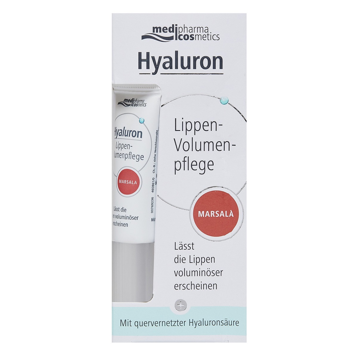 Медифарма Косметикс Бальзам для объема губ марсала, 7 мл (Medipharma Cosmetics, Hyaluron) фото 0