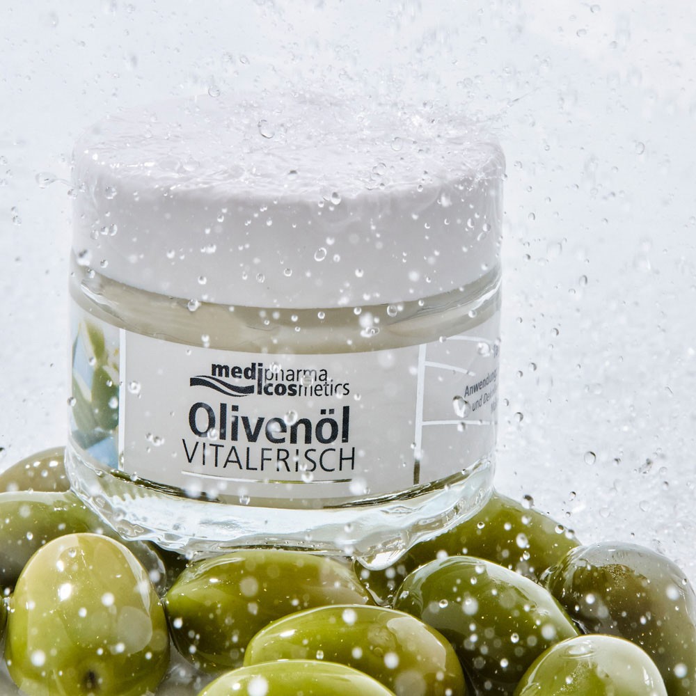 Медифарма Косметикс Дневной крем для лица против морщин Olivenol Vitalfrisch, 50 мл (Medipharma Cosmetics, Olivenol) Медифарма Косметикс Дневной крем для лица против морщин Olivenol Vitalfrisch, 50 мл (Medipharma Cosmetics, Olivenol) фото 7