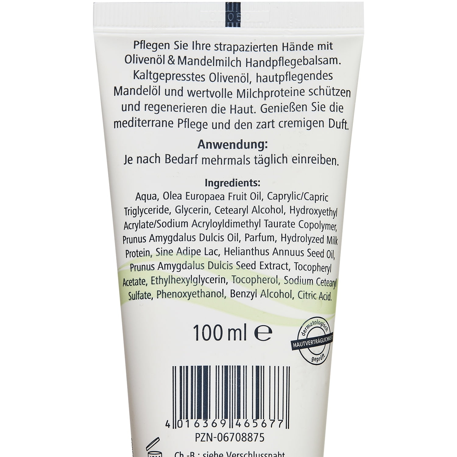 Медифарма Косметикс Бальзам для рук Olivenol с миндальным маслом, 100 мл (Medipharma Cosmetics, Olivenol) фото 2