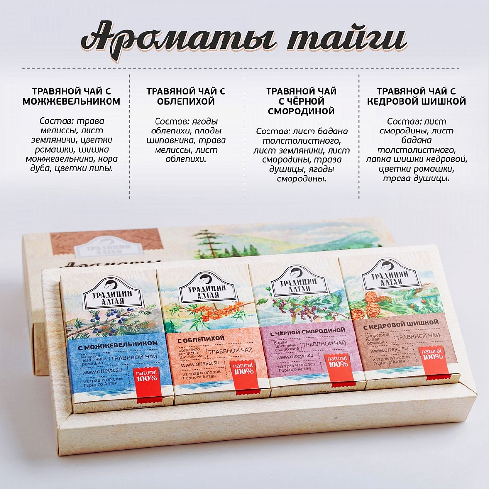  Подарочный набор травяных чаев 
