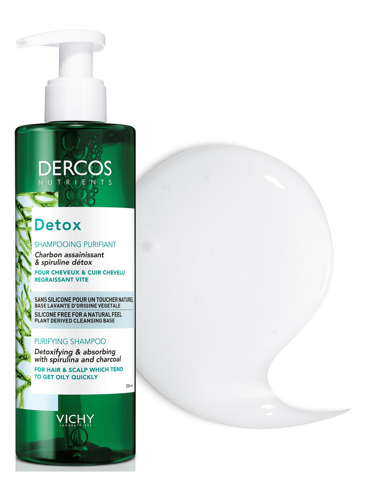 Виши Набор Детокс: Глубоко очищающий шампунь Dercos Nutrients 250 мл + Сухой шампунь Dercos Nutrients 150 мл (Vichy, Dercos Nutrients) фото 1