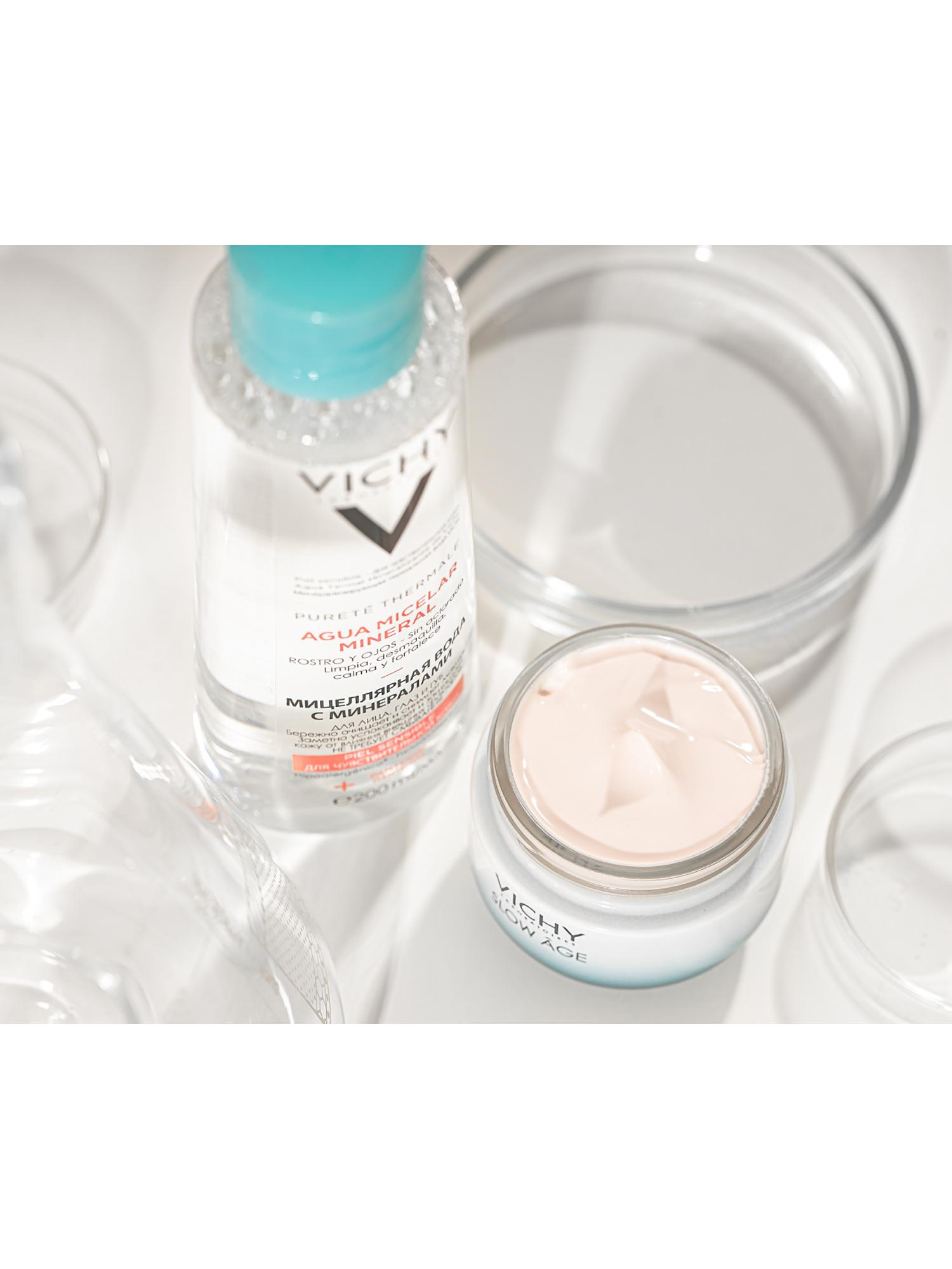 Виши Набор: Слоу Аж Укрепляющий крем для сухой кожи SPF 30, 50 мл + Мицеллярная вода с минералами для чувствительной кожи 200 мл (Vichy, Slow Age) фото 4