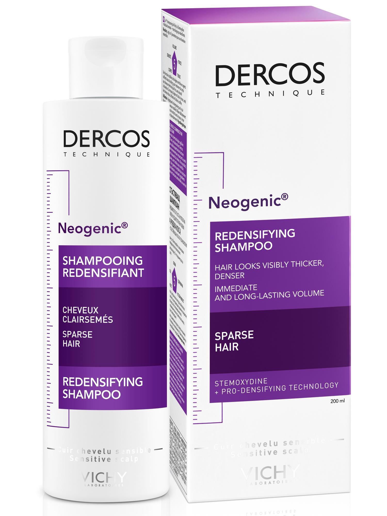Виши Набор (шампунь для повышения густоты волос, 200 мл х 2 шт) (Vichy, Neogenic) фото 2