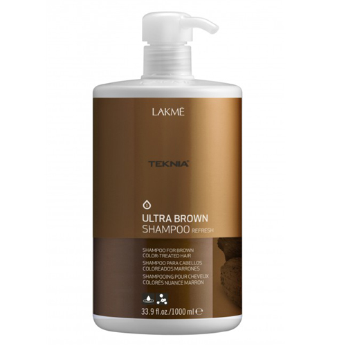 

Lakme Шампунь для поддержания оттенка окрашенных волос "Коричневый" 1000 мл (Lakme, Teknia), Teknia