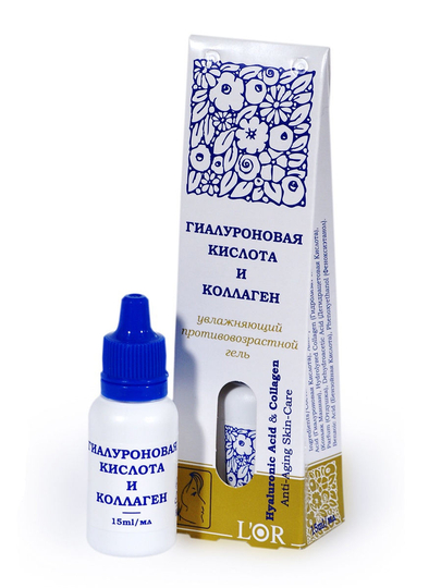 ДНЦ Косметика Гиалуроновая кислота и Коллаген, 15 мл (DNC Kosmetika, L'Or) фото 0