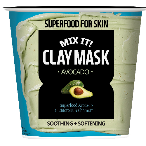 Superfood Salad for Skin Маска глиняная успокаивающая и смягчающая маска с экстрактом авокадо (Superfood Salad for Skin, Глиняные маски)