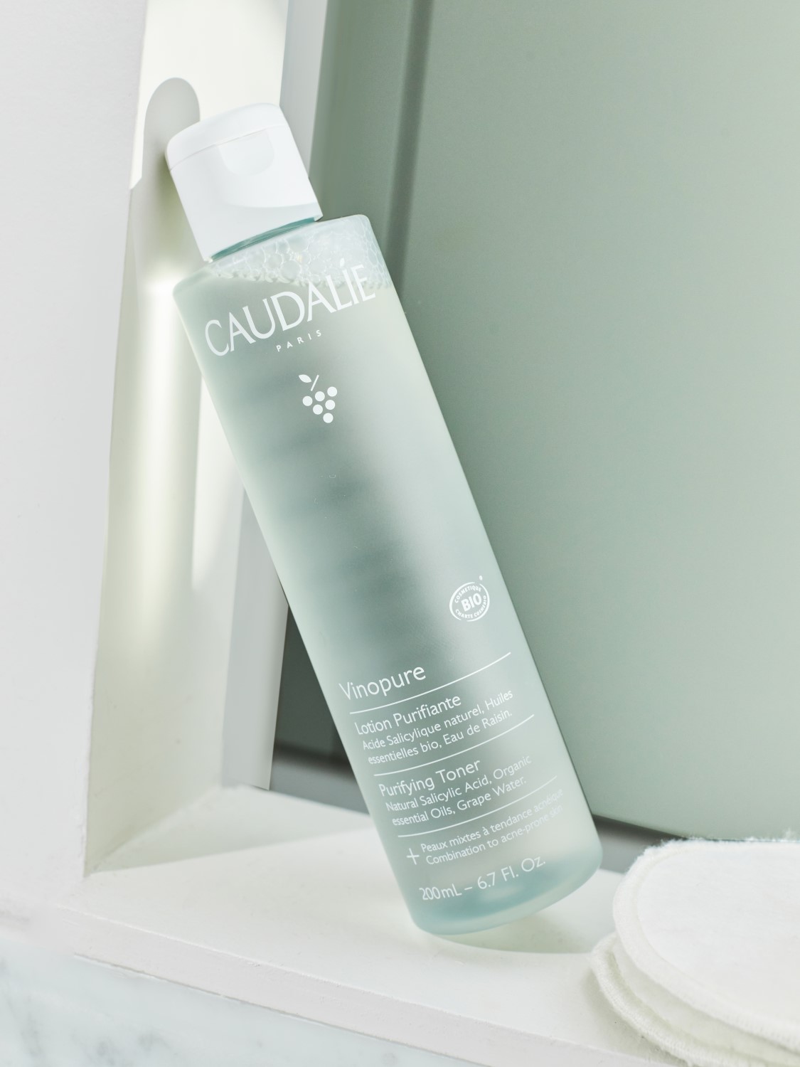 Кодали Очищающий тоник для жирной и комбинированной кожи Purifying Toner, 200 мл (Caudalie, Vinopure) фото 4