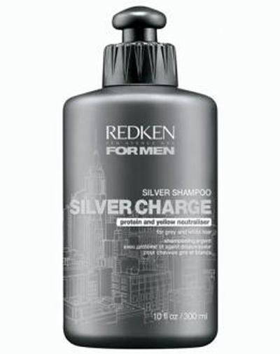 Редкен Сильвер Чардж Укрепляющий шампунь для нейтрализации желтизны седых и осветленных волос 300 мл (Redken, For Men) фото 3