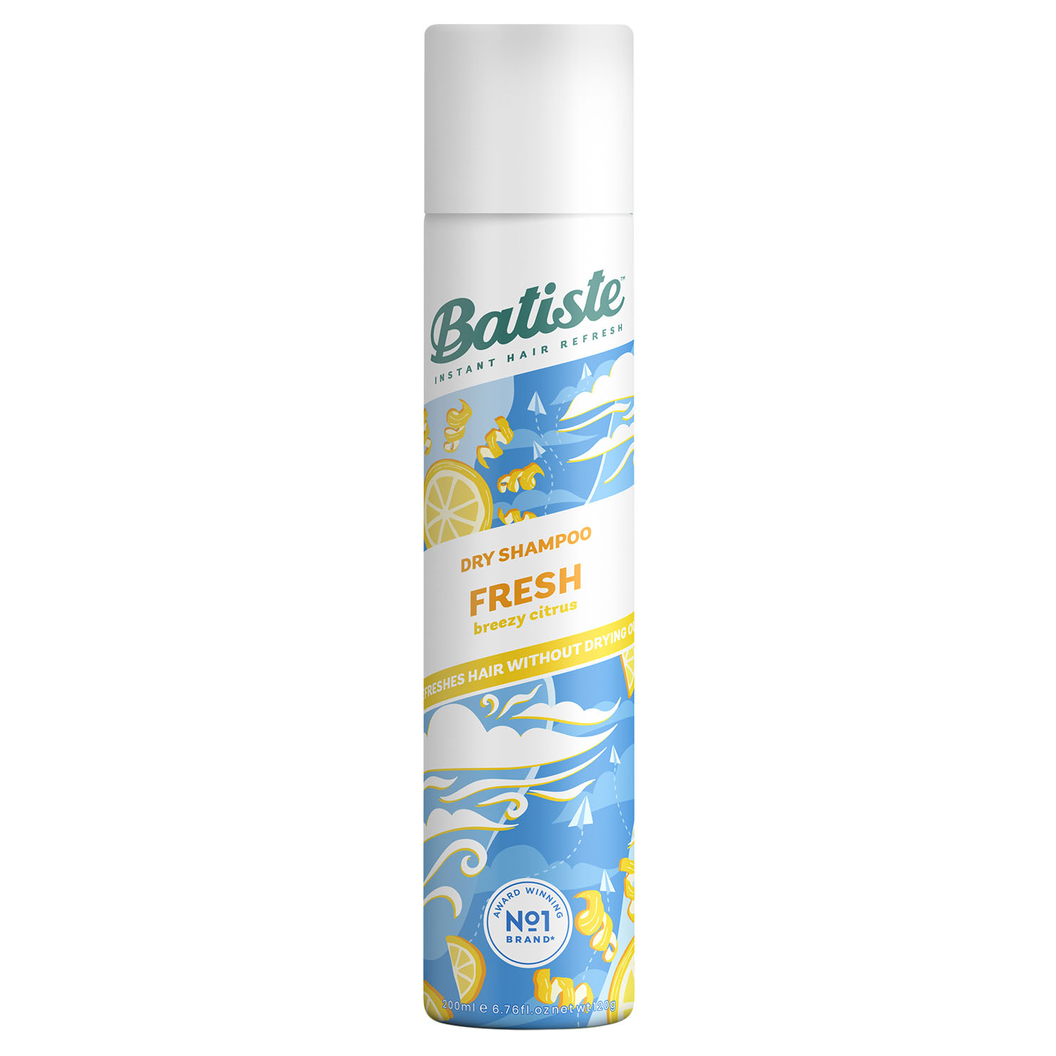 Batiste Сухой шампунь для волос Fresh с ароматом свежести, 200 мл (Batiste, Fragrance)