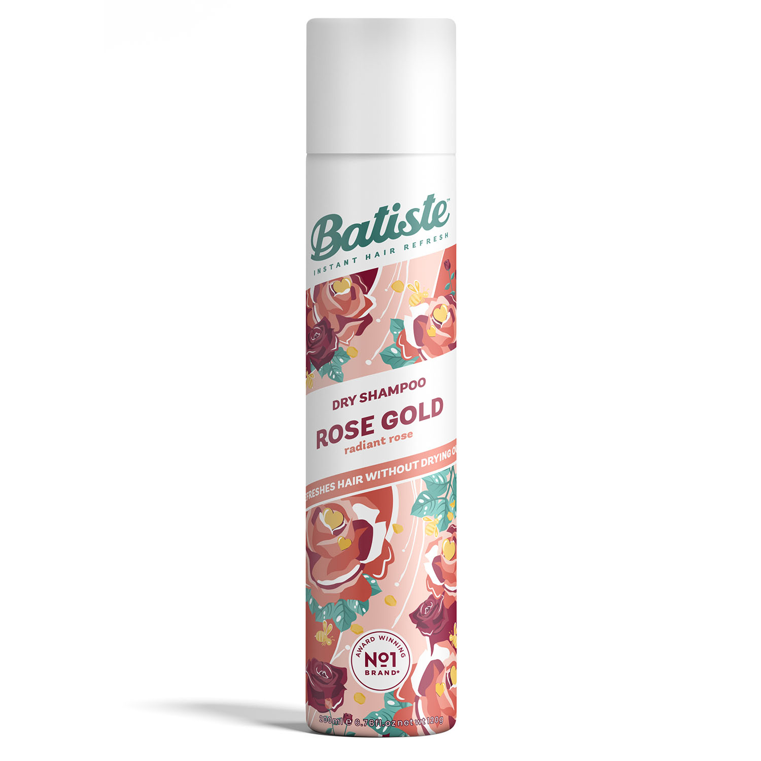 Batiste Сухой шампунь для волос Rose Gold с ароматом розы, 200 мл (Batiste, Fragrance)