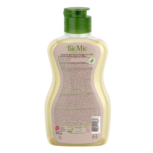 БиоМио Средство для мытья посуды (в том числе детской) Концентрат без запаха 315 мл (BioMio, Посуда) фото 1