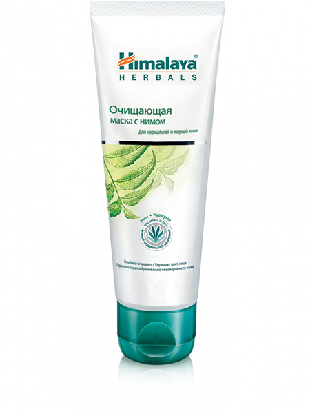 Хималайя Хербалз Маска очищающая с нимом, 75 мл (Himalaya Herbals, Уход за лицом) фото 0